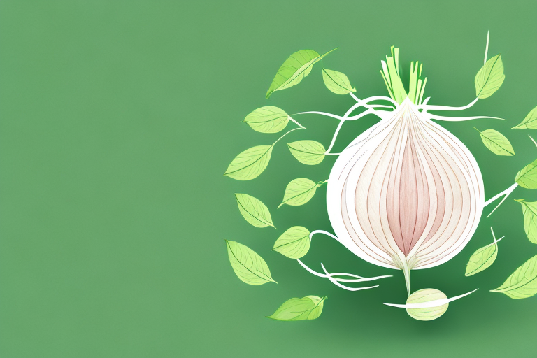 A pregnant onion plant