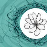 A mandevilla plant with its tendrils forming a hoop shape